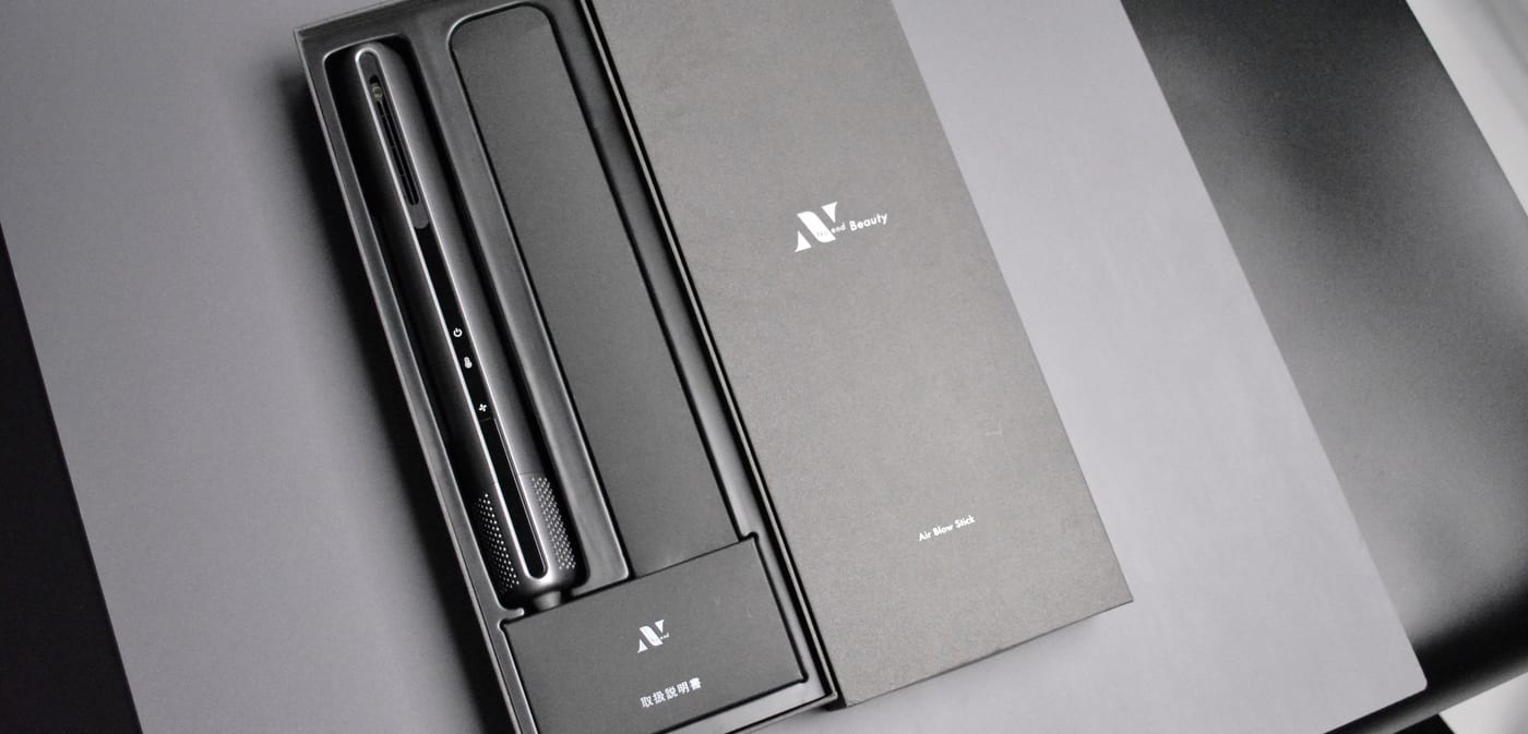 Noend Air Blow Stick in its packaging with manual and outer box